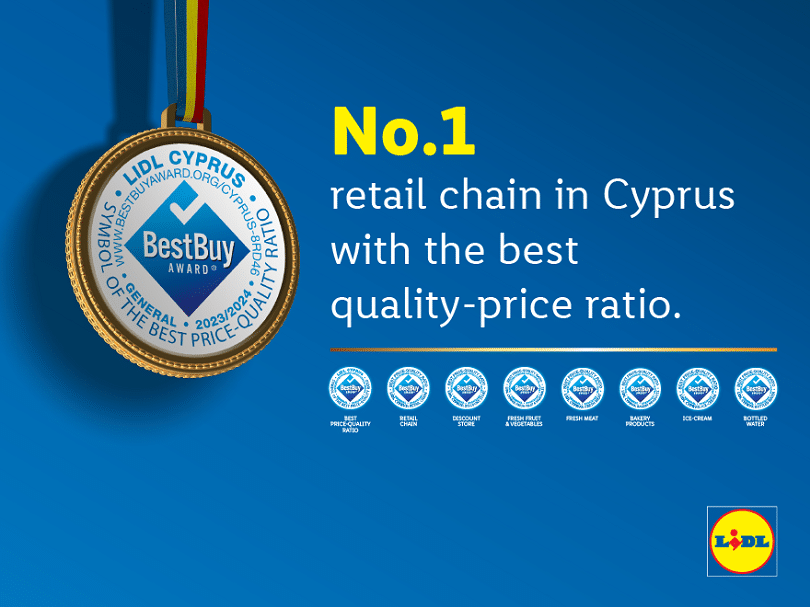 Consumers position Lidl as top in Cyprus quality-price ratio