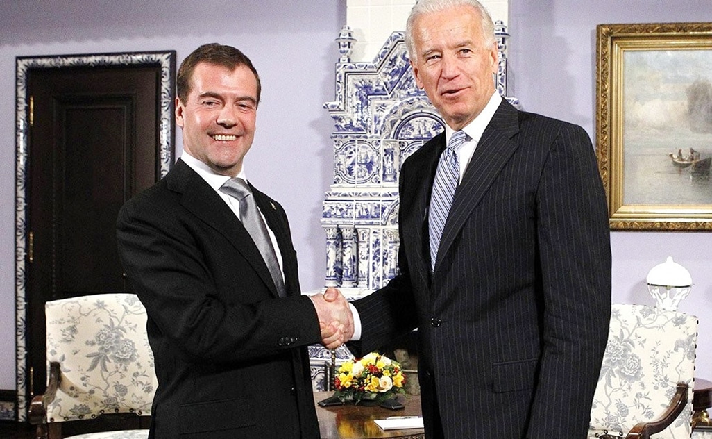image Russia&#8217;s Medvedev says Biden is a &#8216;mad&#8217; disgrace to America