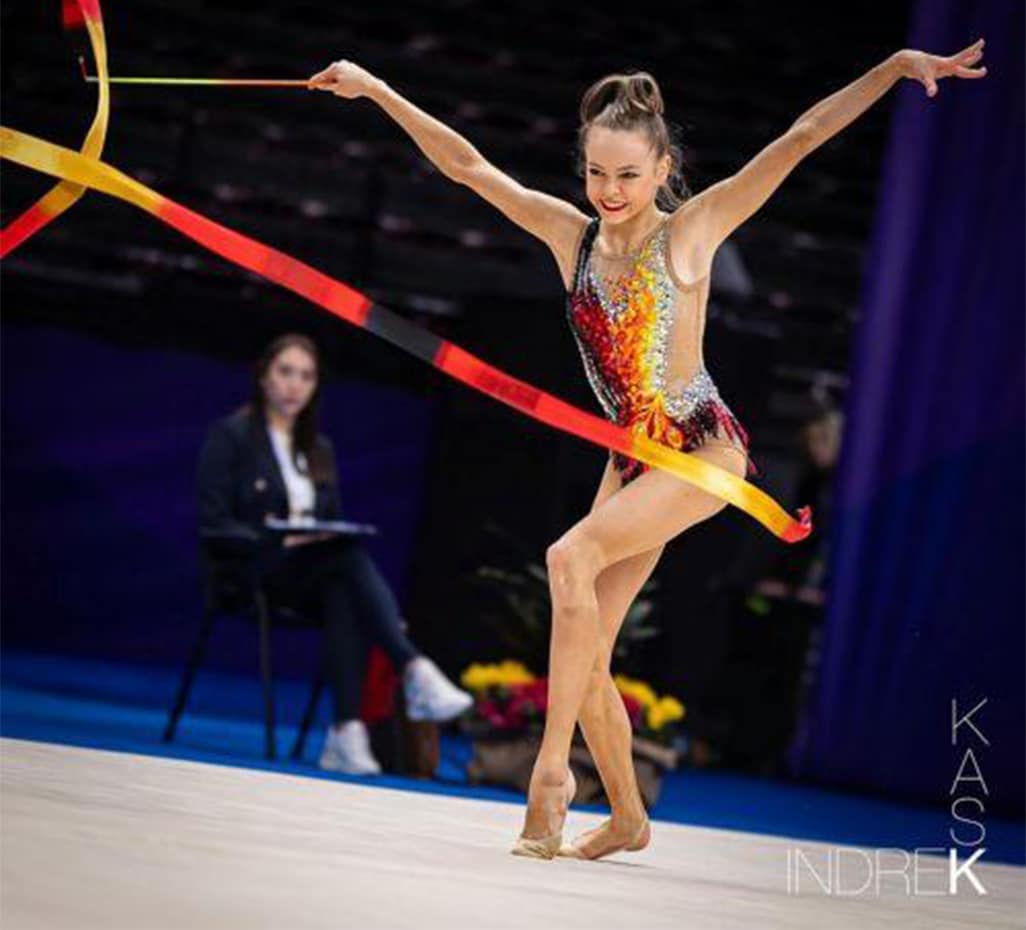 image Cypriot gymnast Tukolukova wins bronze at World Cup
