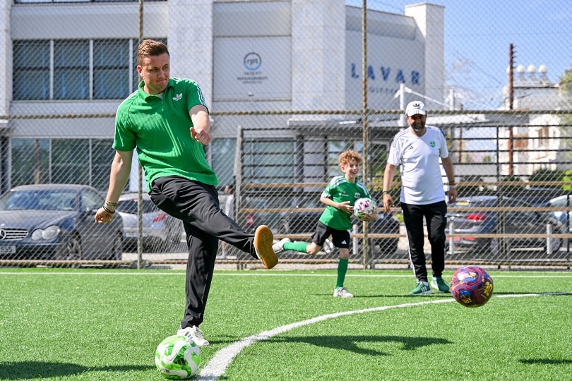 image Quadcode, Aris Limassol support kids with autism