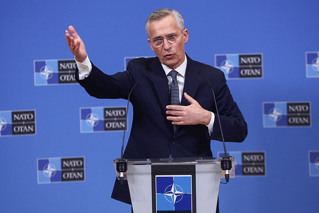 image Russia says NATO, at 75, has returned to Cold War mindset
