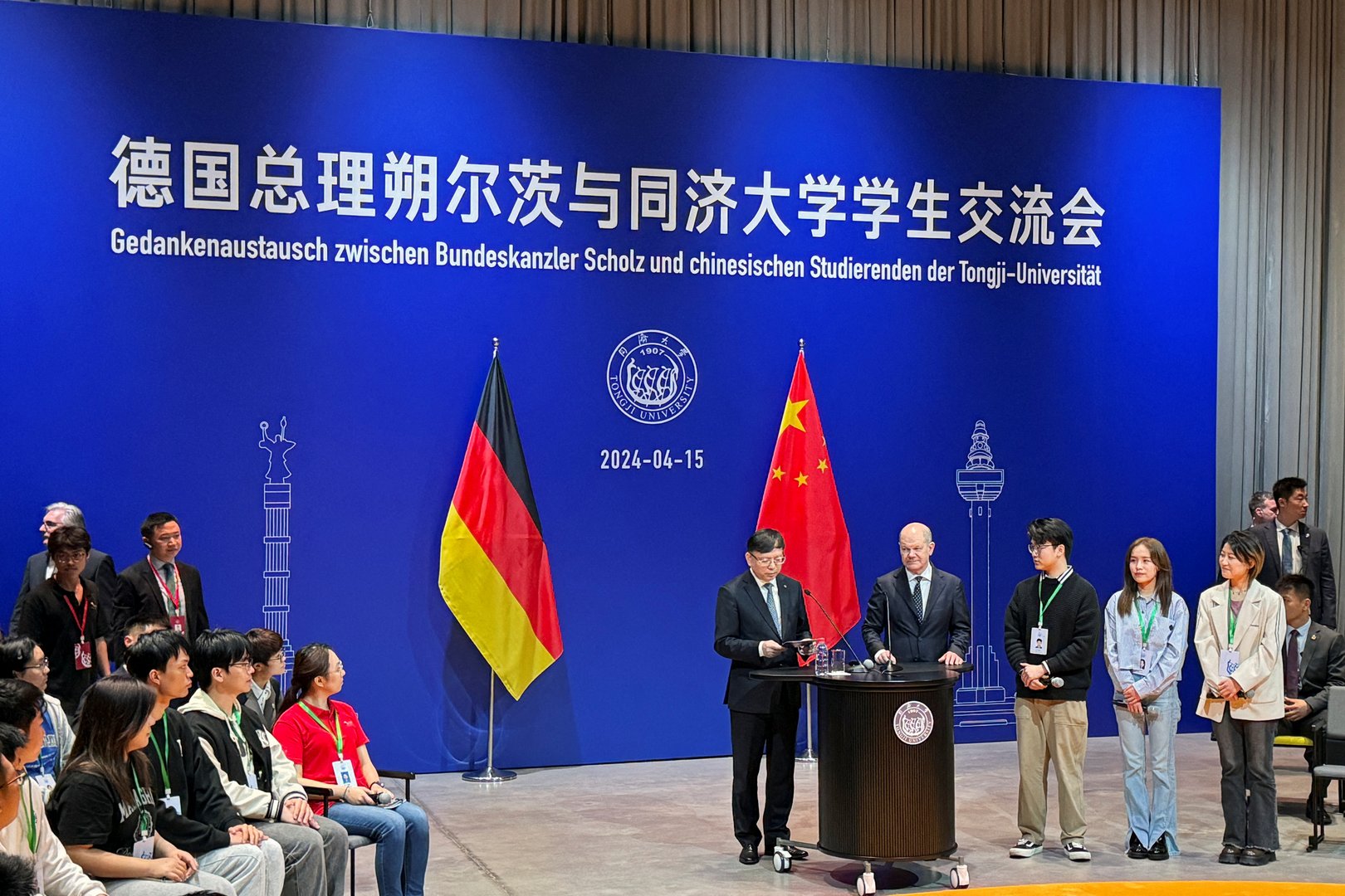 image We don&#8217;t all smoke weed in Germany, Scholz assures Chinese students
