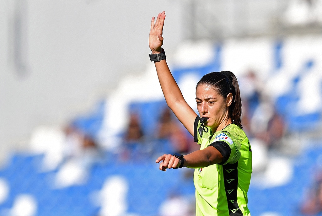 cover Female refereeing team to take charge of Serie A game for first time