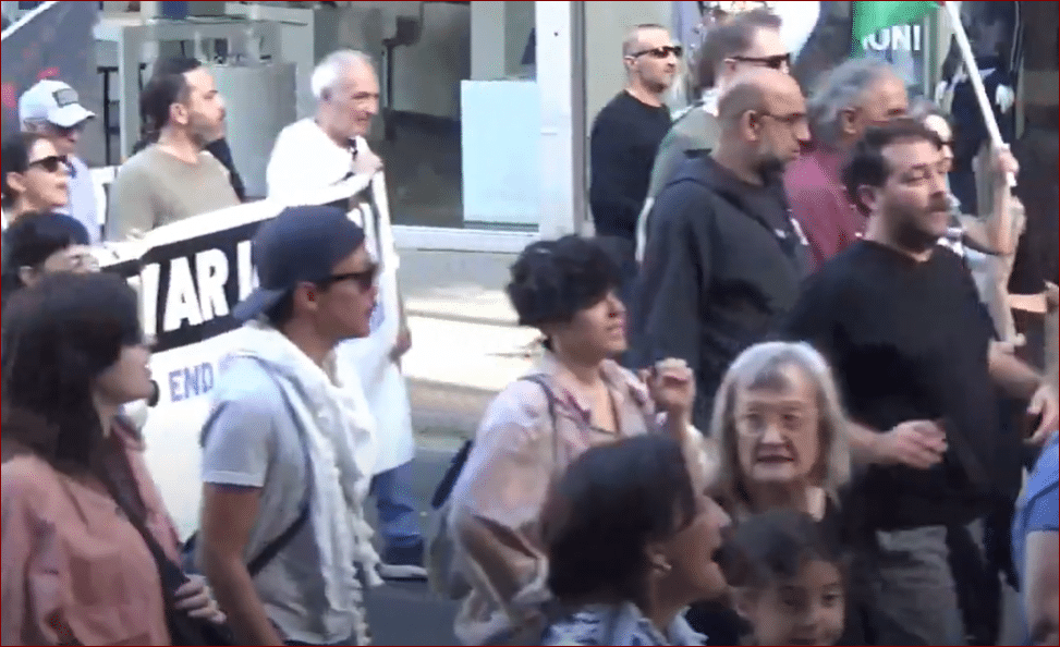 image &#8216;Six Months of Genocide&#8217; protest in Nicosia (video)
