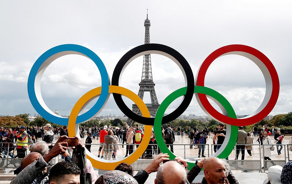 image Olympic rings to be displayed on Eiffel Tower for Paris Games