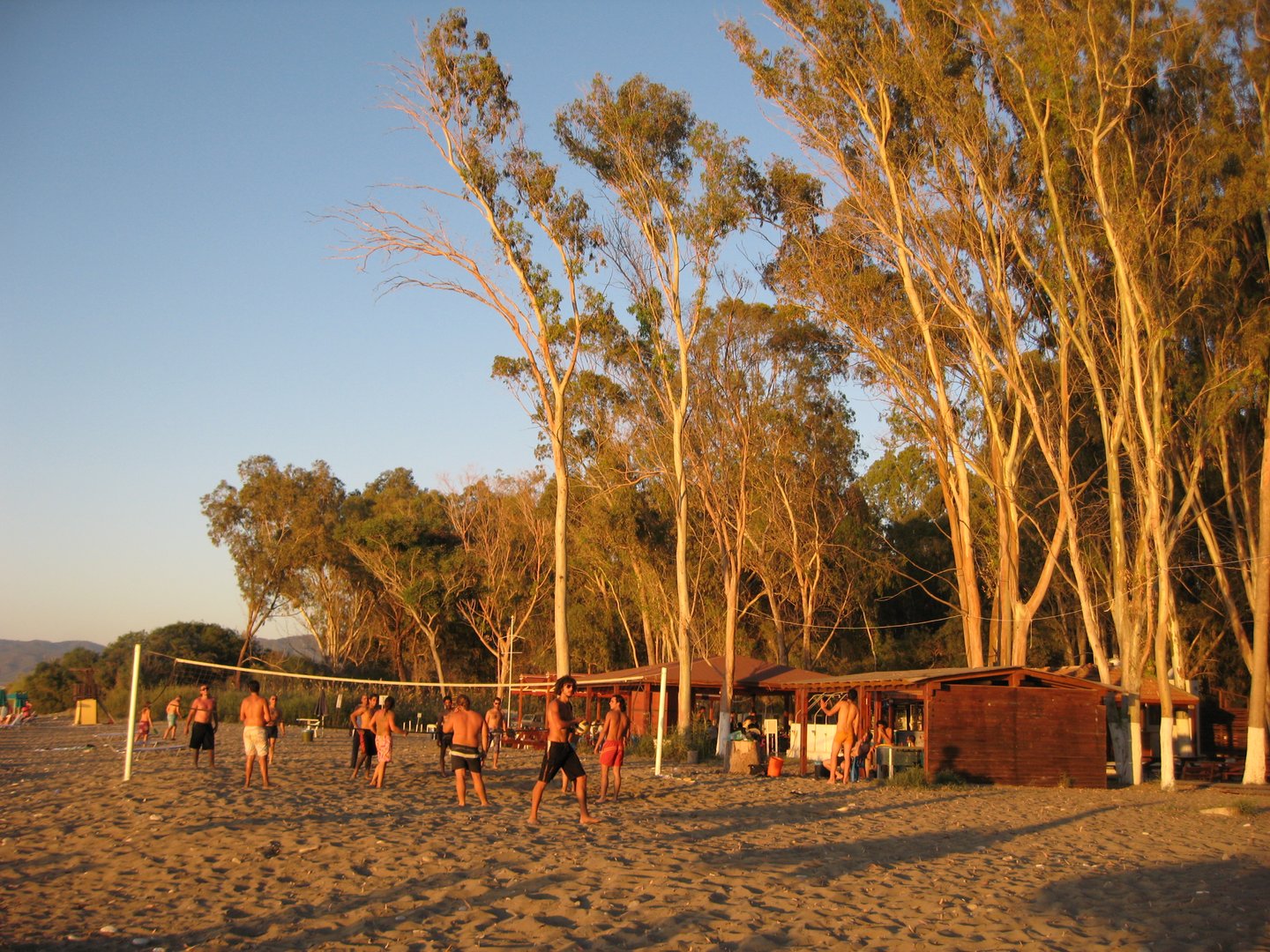 feature iole volleyball on the beach when the campsite was open