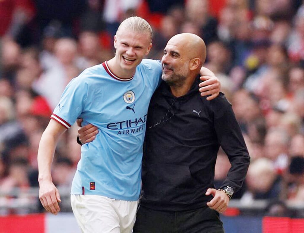 image Haaland to miss Brighton game but Guardiola says injury not serious