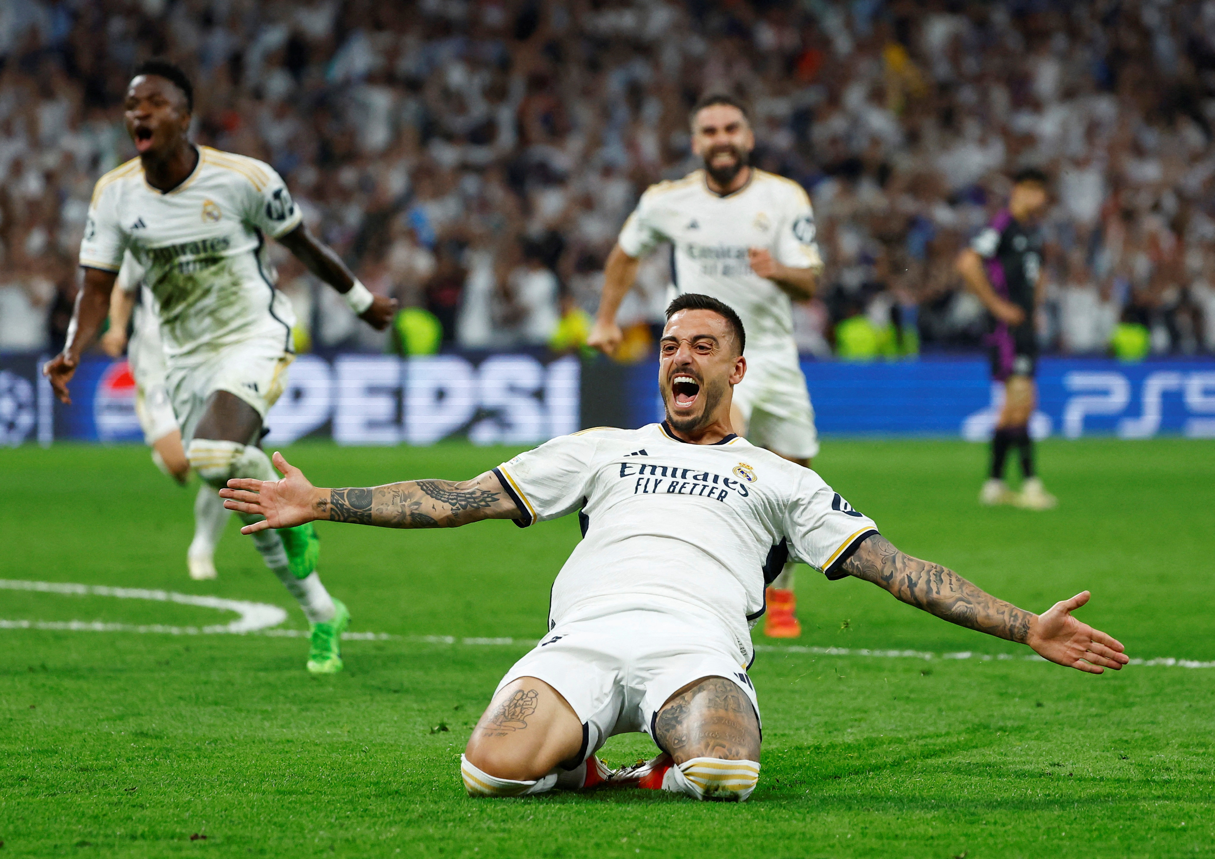 image Real Madrid stun Bayern with late fightback to reach Champions League final
