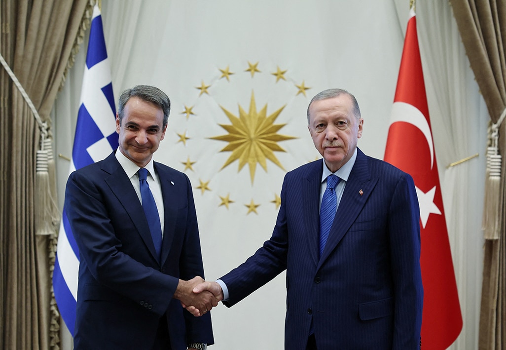 cover Erdogan, Mitsotakis begin talks in Turkey to maintain positive momentum