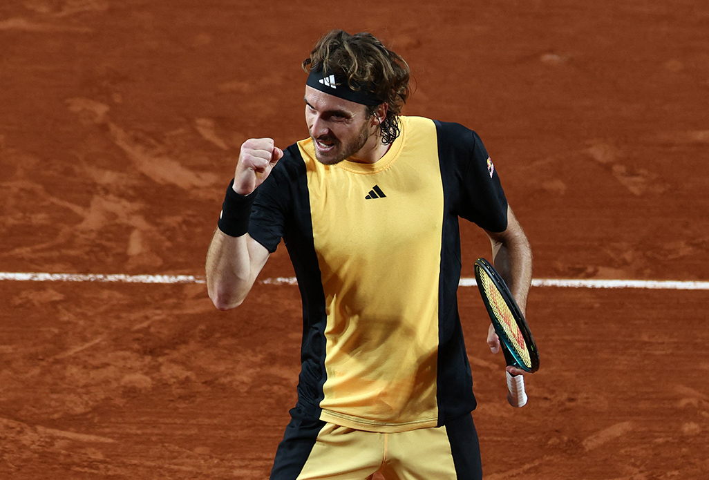 cover Tsitsipas glides past Zhang into French Open fourth round