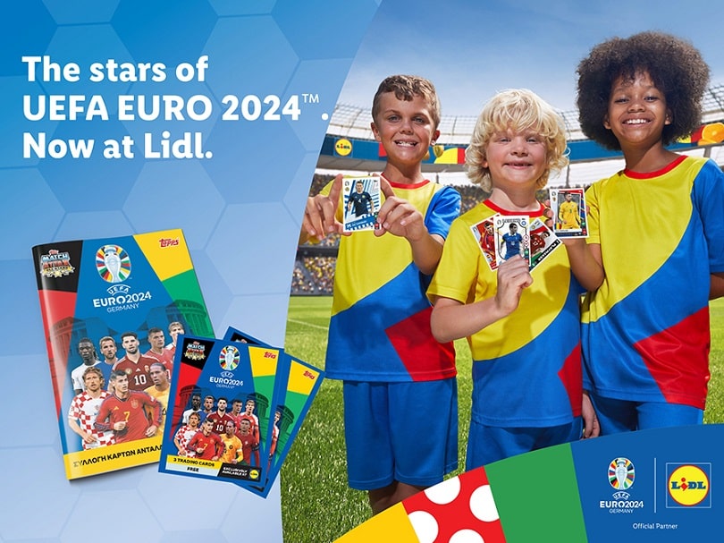image Lidl offering swappable cards of UEFA EURO 2024 stars