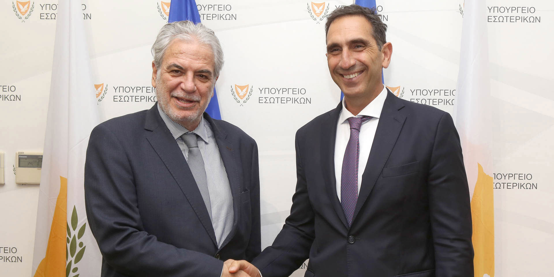cover Cypriot and Greek ministers discuss migration