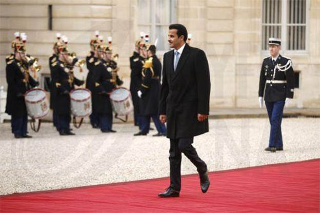 image Emir of Qatar on official visit