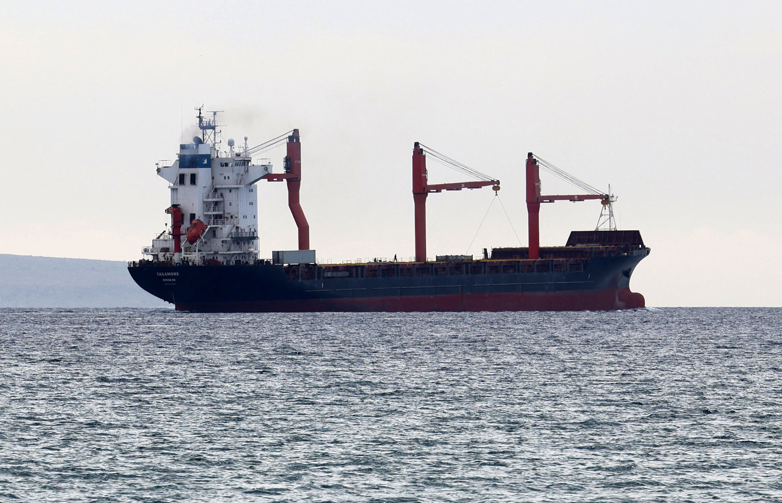 image Gaza aid ship waiting off Ashdod coast