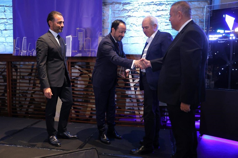 Honouring the late Michael G. Leptos for his contribution to the Cyprus Land and Building Developers Association 