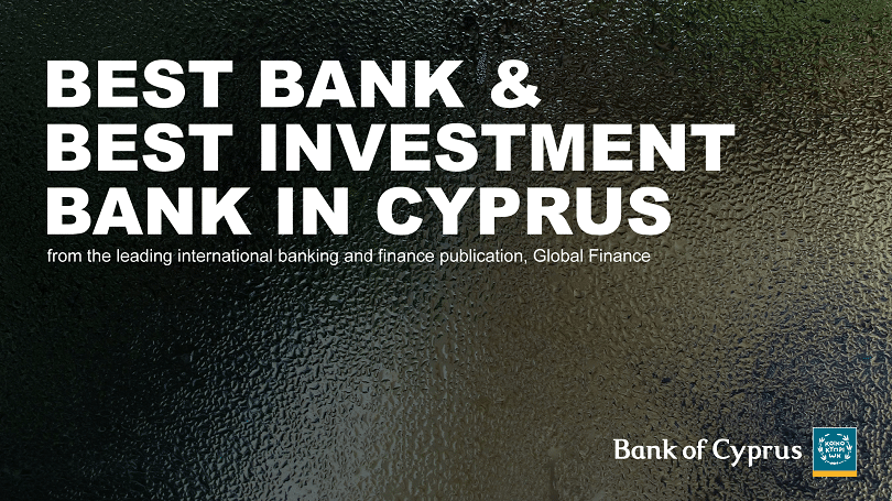 Bank of Cyprus wins 2 awards for Best Bank from Global Finance