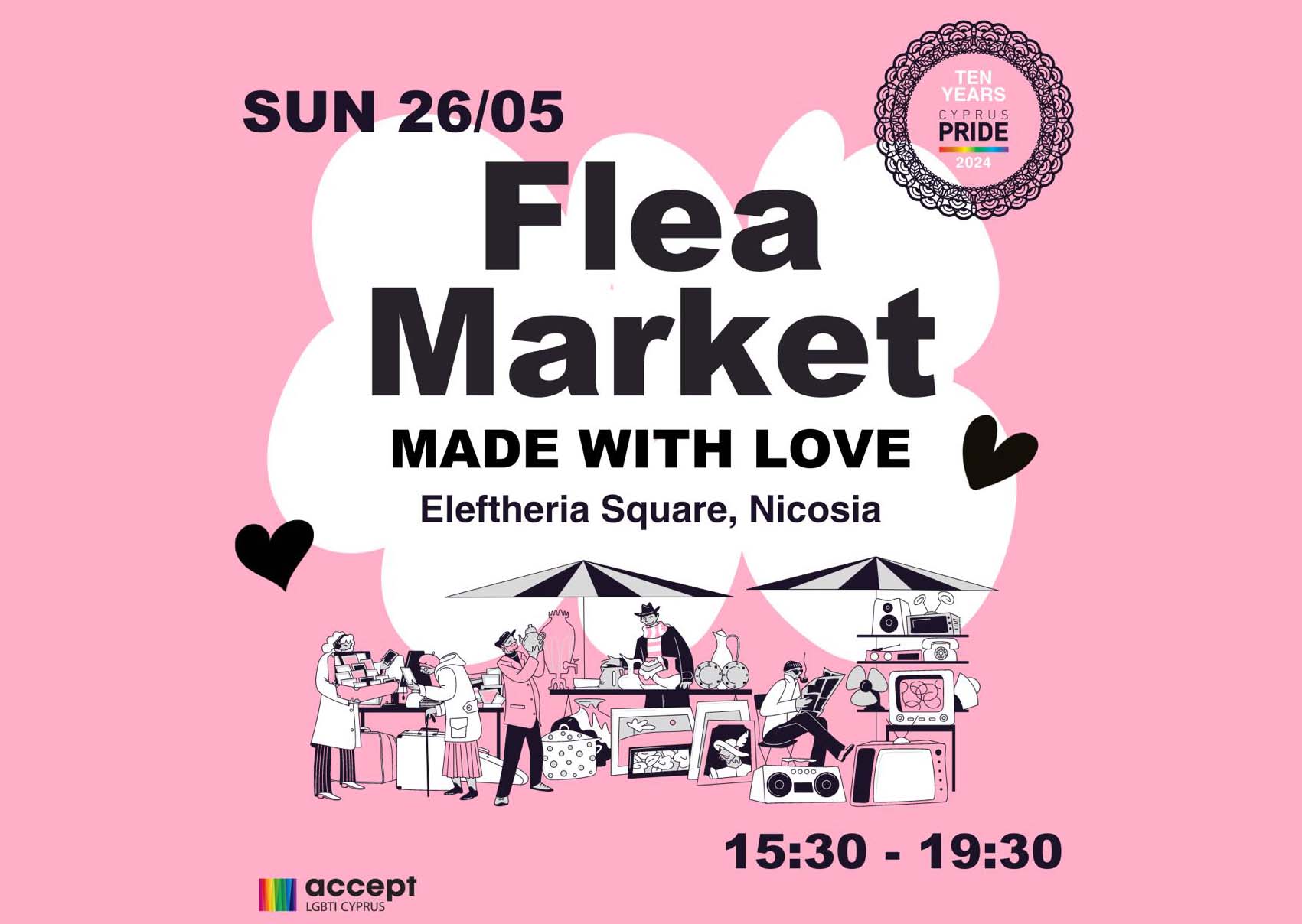 cover Made with Love: Pride flea market