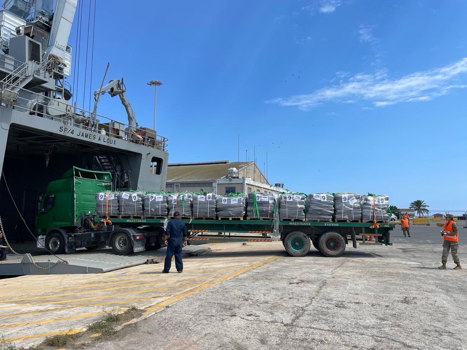 Larnaca still loading Gaza aid despite snapped jetty and Kition fracas