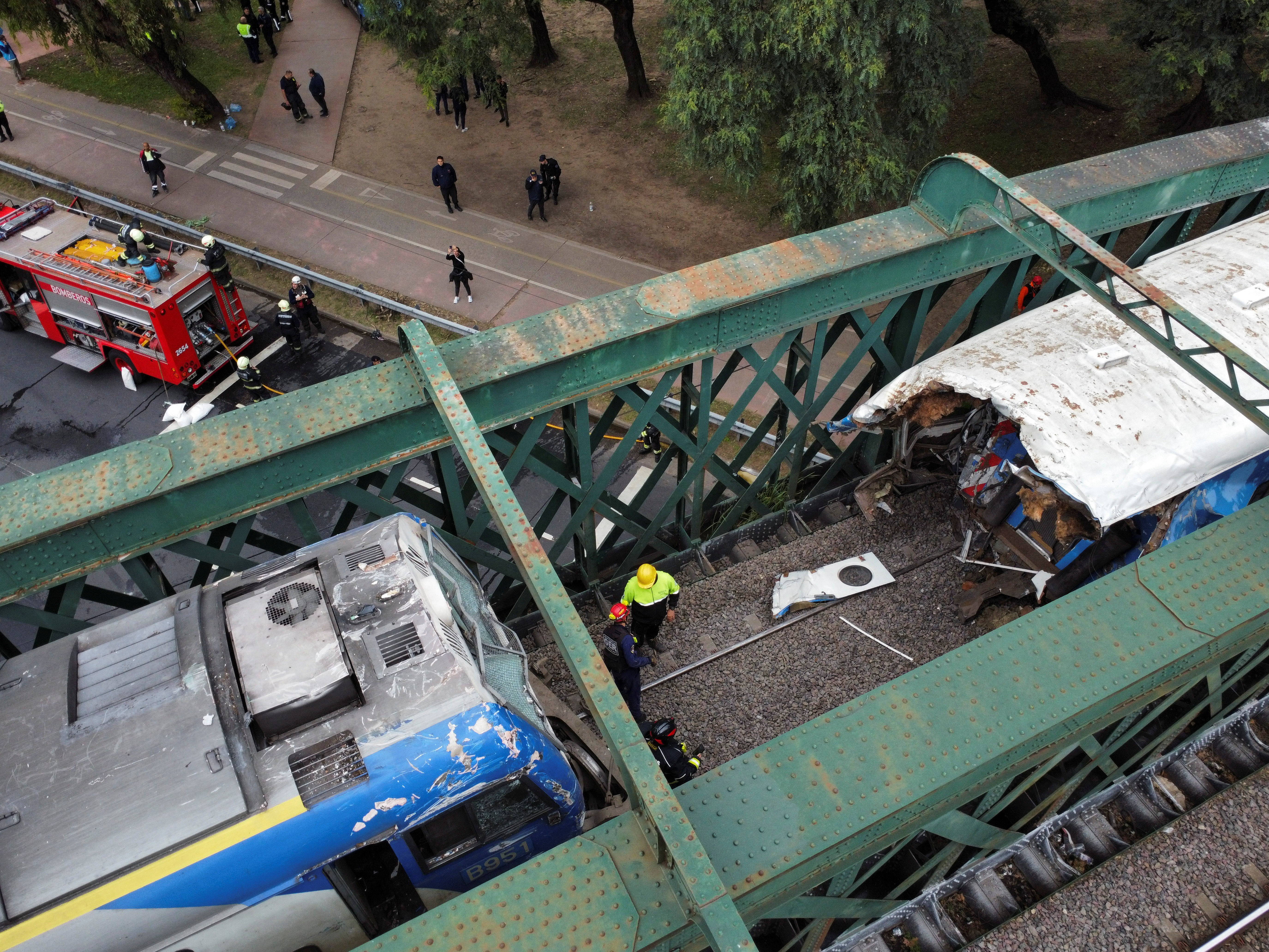 image Sixty injured in Buenos Aires train collision