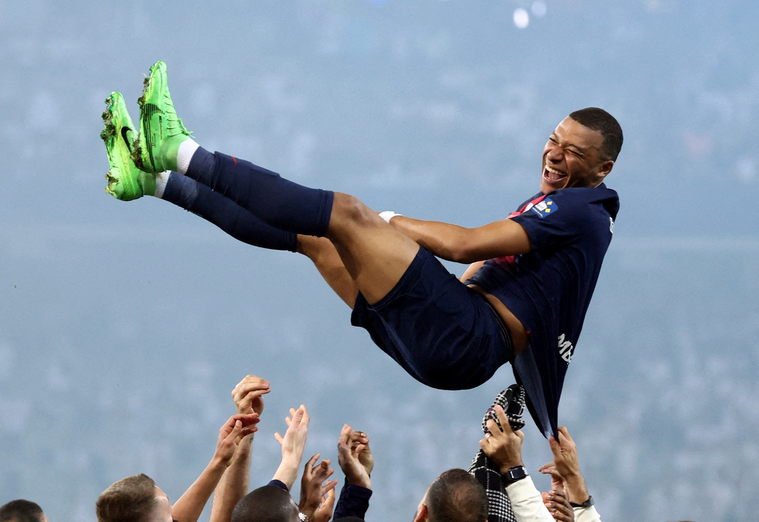 image Mbappe glad to leave PSG on winning note