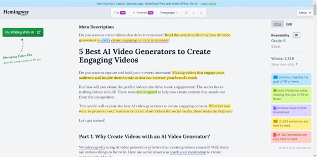 cover 5 best AI video generators to create engaging videos