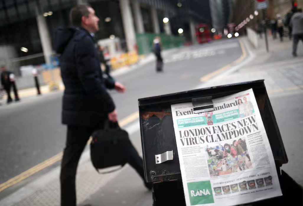 image London&#8217;s Evening Standard to go weekly after racking up losses