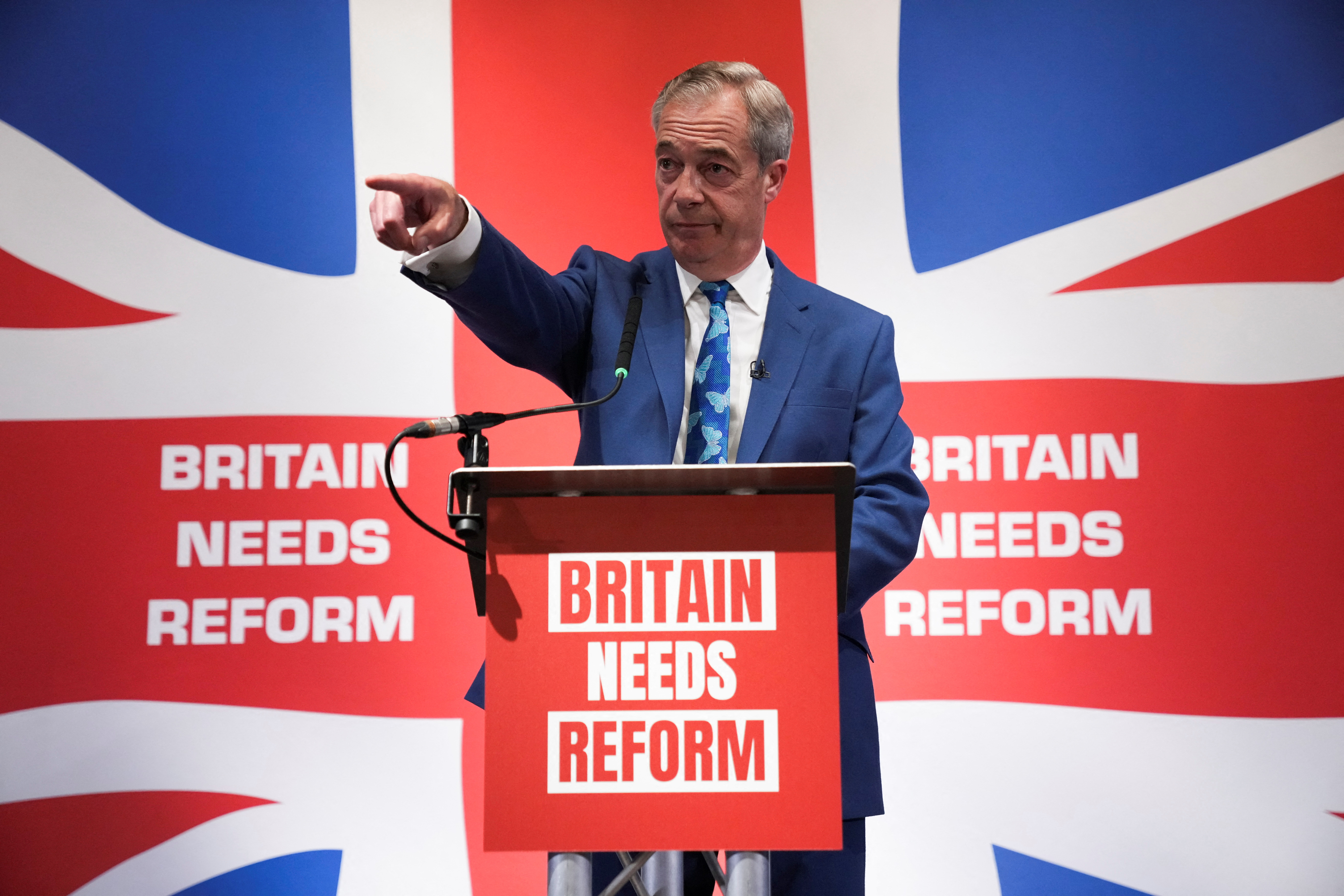 cover Farage&#8217;s Reform UK wants £40 billion tax cut funded by QE overhaul
