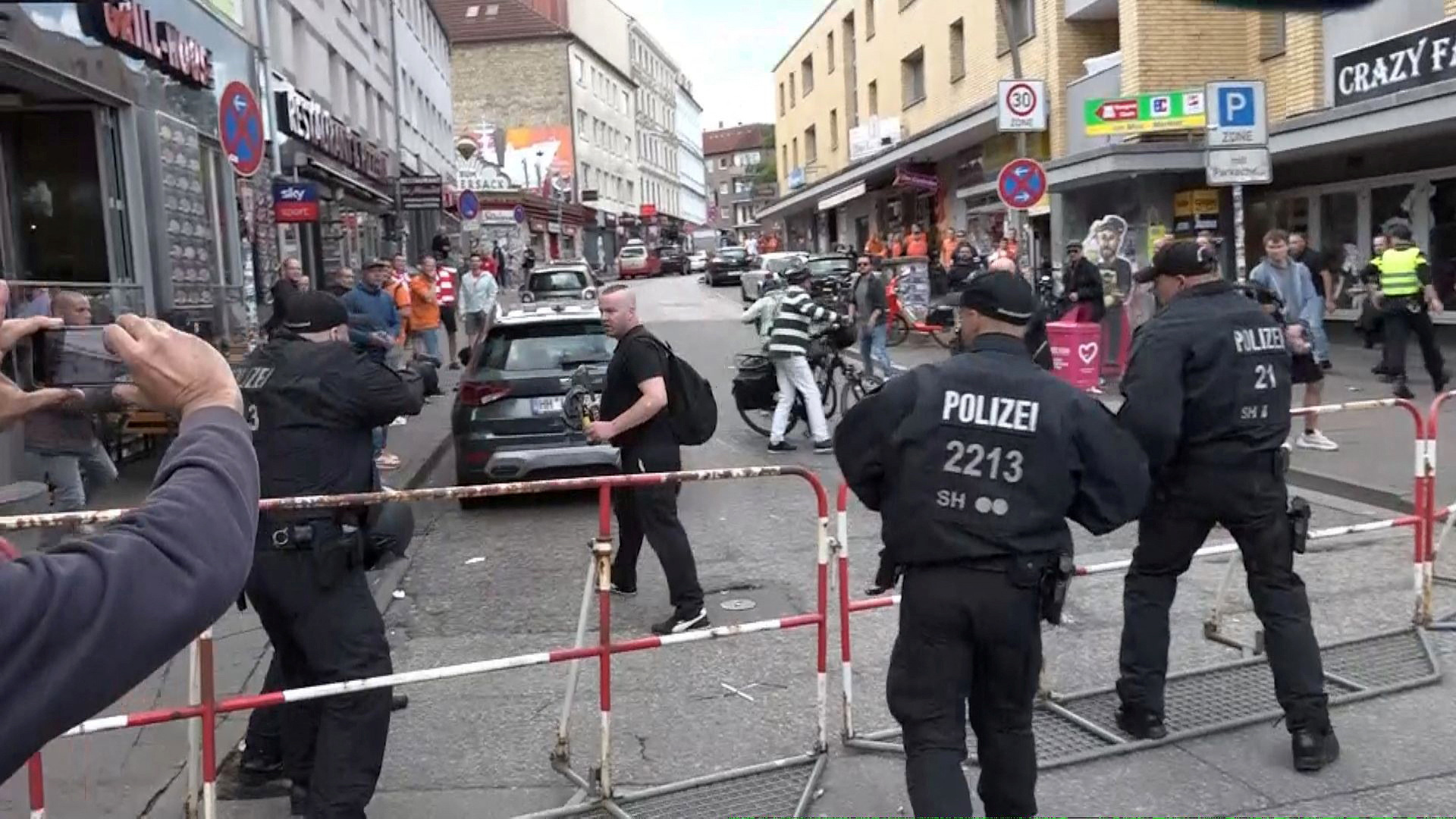 cover Hamburg police fire shots at axe-wielding man ahead of Euro 2024 match