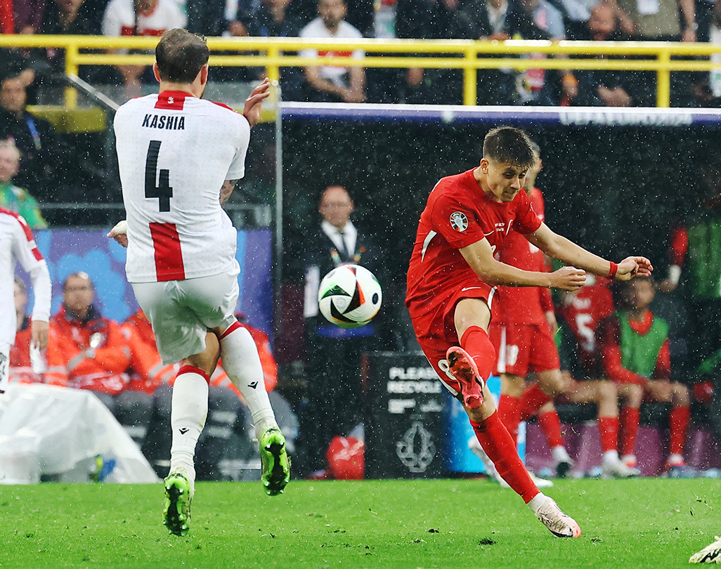 image Guler stunner helps Turkey to 3-1 win over Georgia