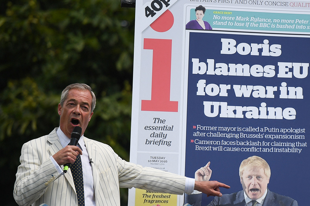 cover Support for Farage&#8217;s Reform UK party drops after Ukraine comments