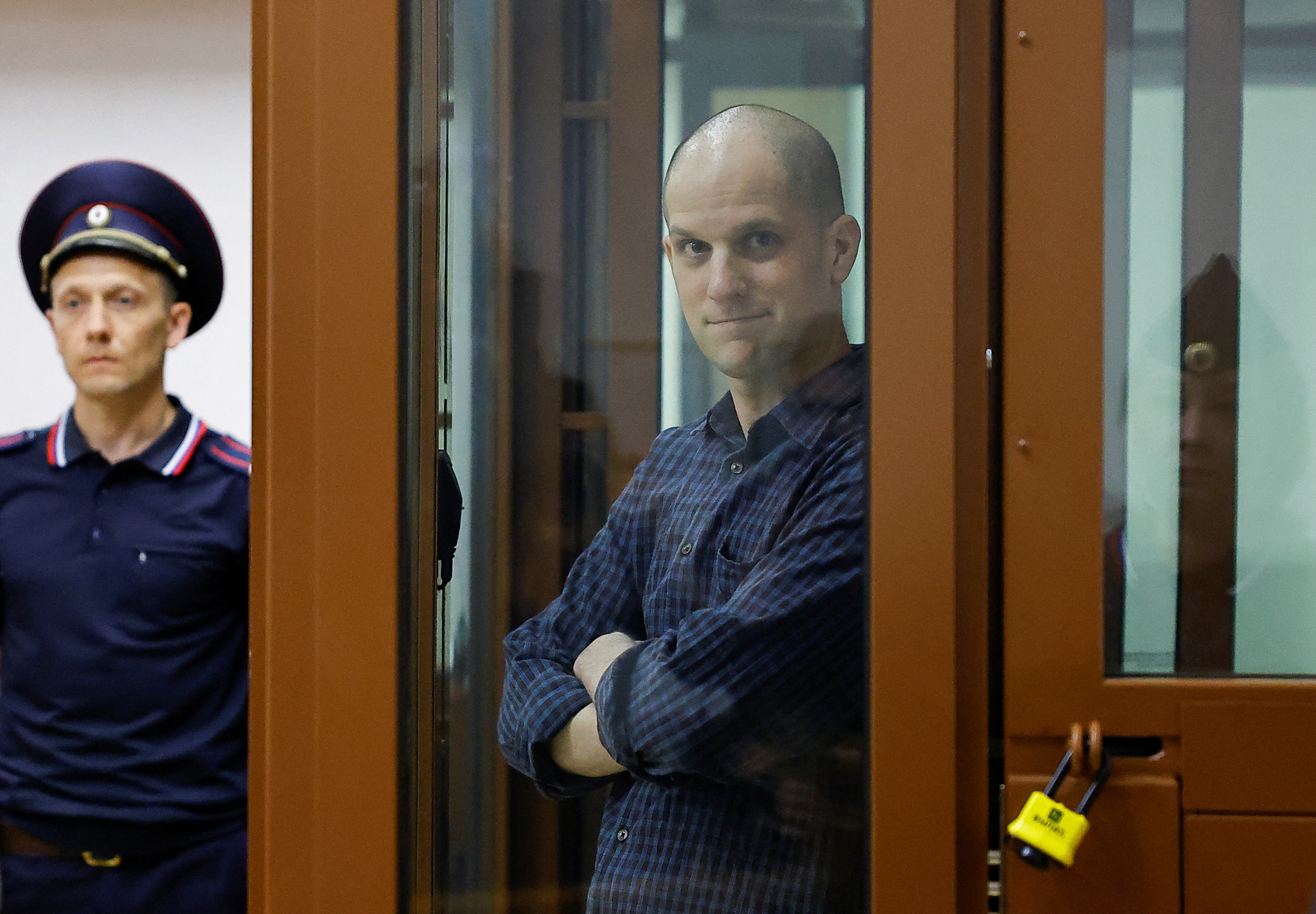 image Russia starts closed-door espionage trial for U.S. reporter Gershkovich