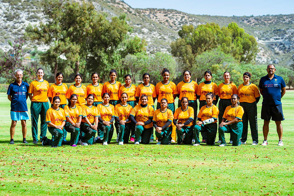 image Cyprus Women play first international cricket match &#8211; and win