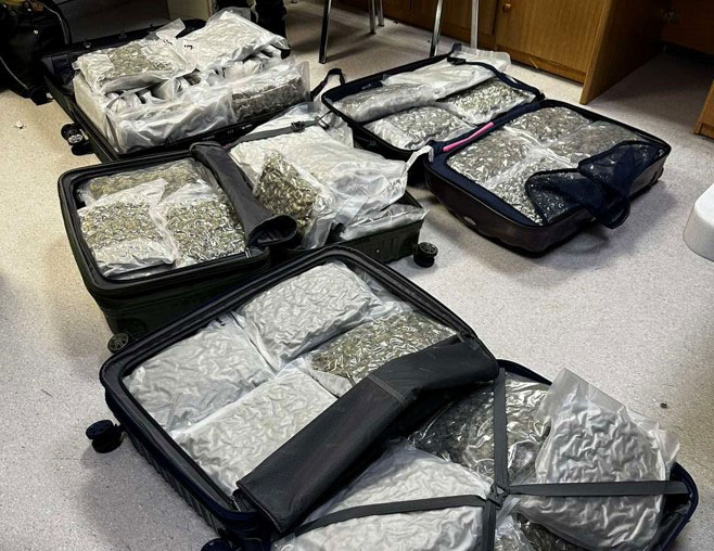 Women remanded after being found with 41kg of cannabis