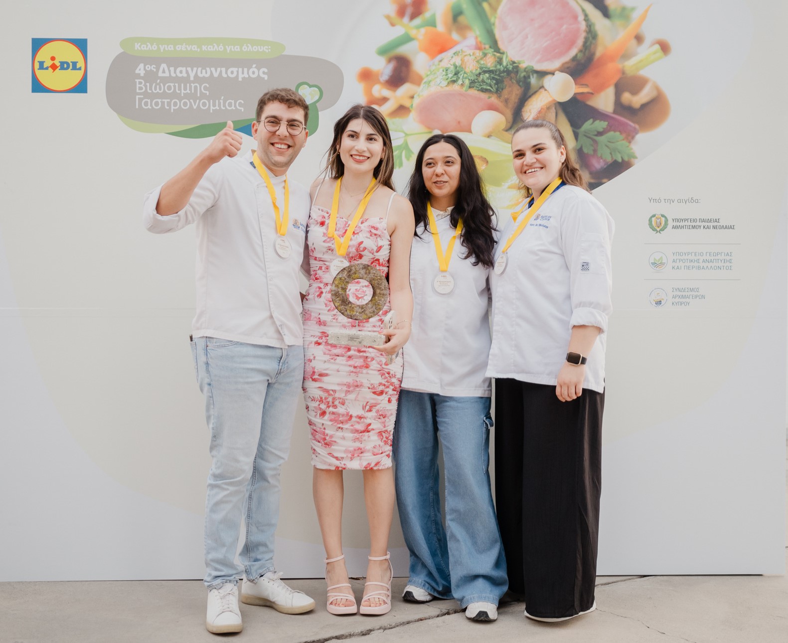 image Lidl Cyprus celebrates the successful completion of the 4th Sustainable Gastronomy Competition
