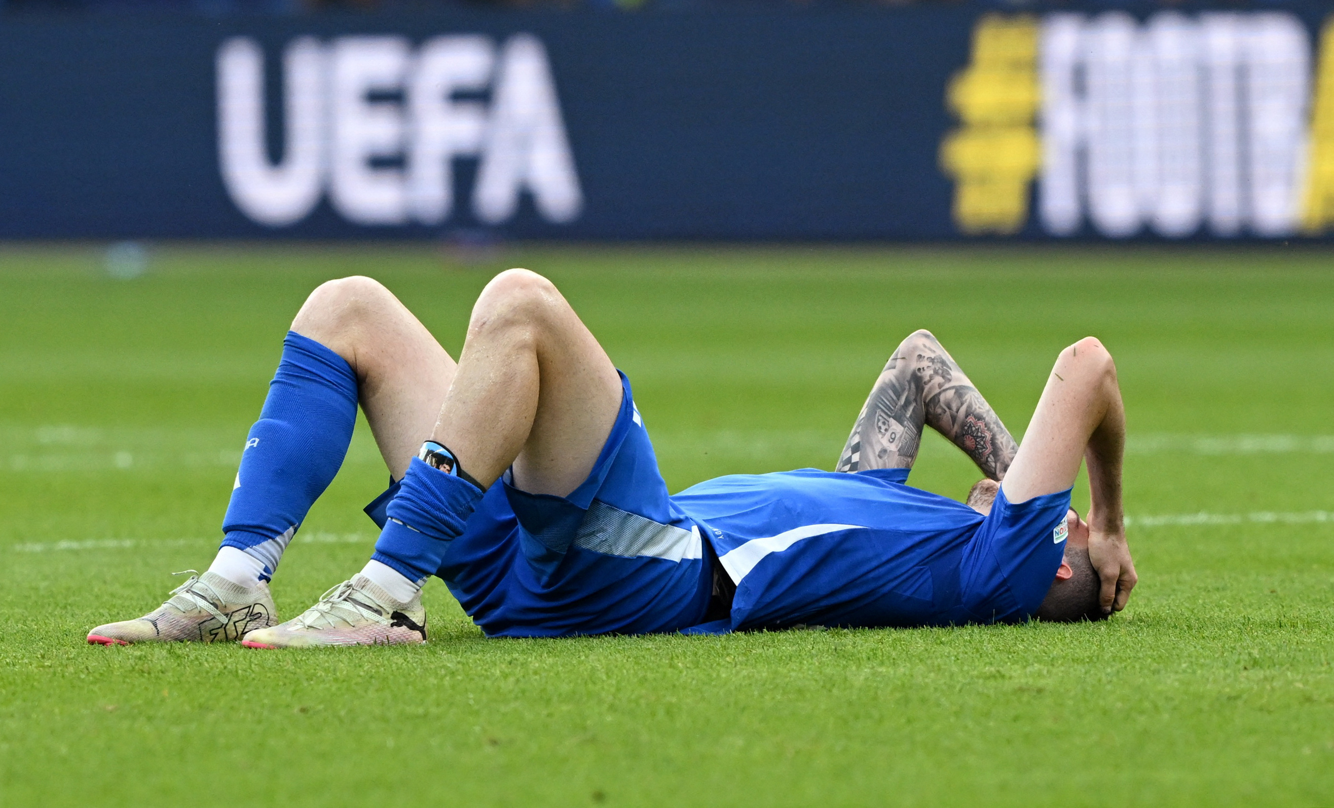 Italy’s title defence began with a bang, ends with a whimper