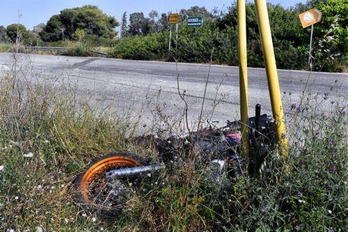 image Motorcycle catches fire, ‘completely destroyed’