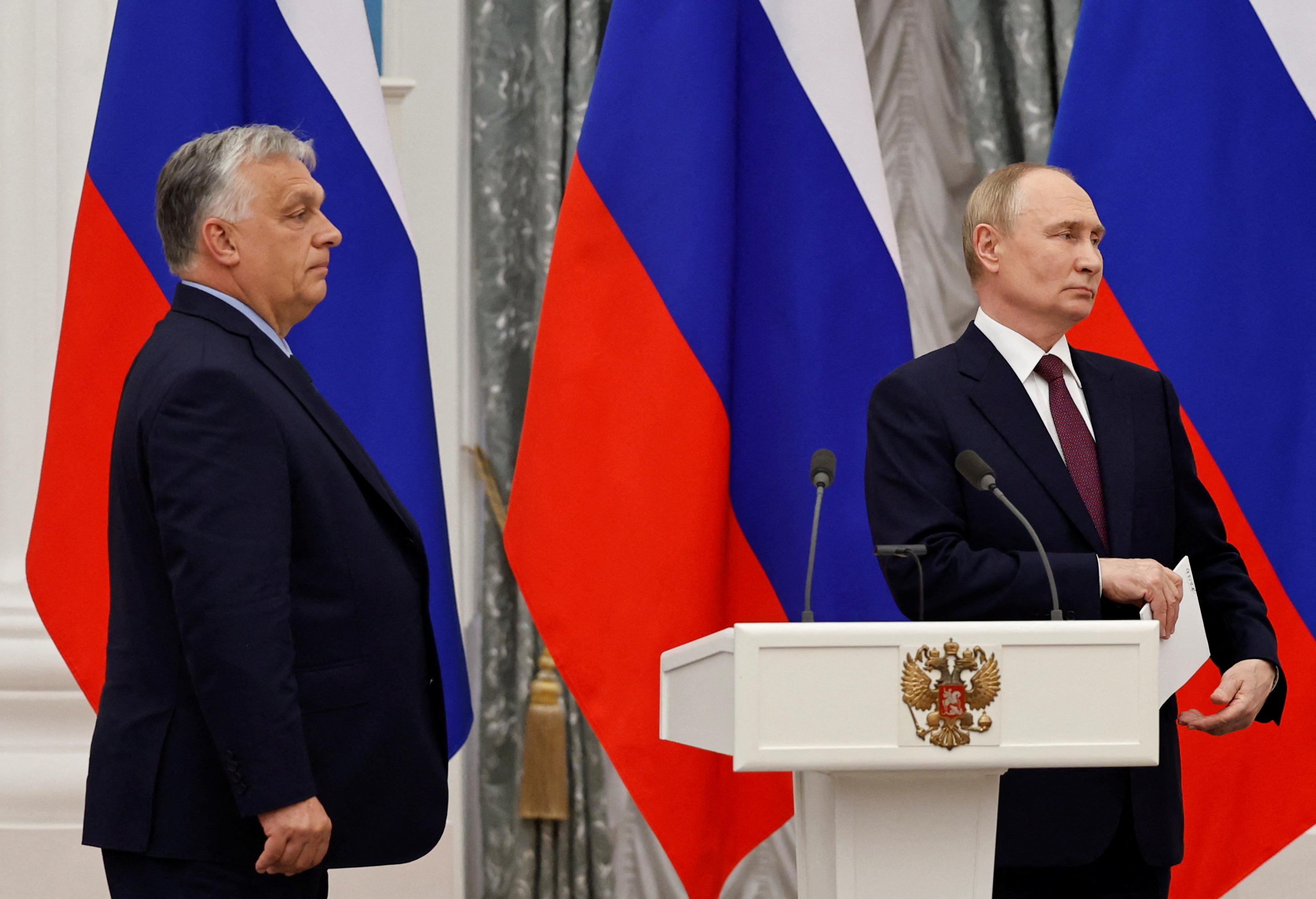 Hungary's Orban Talks Ukraine Peace With Putin, Stirring EU Outcry ...