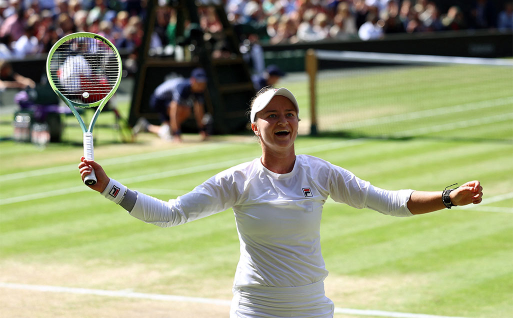 Krejcikova beats Paolini to win Wimbledon title