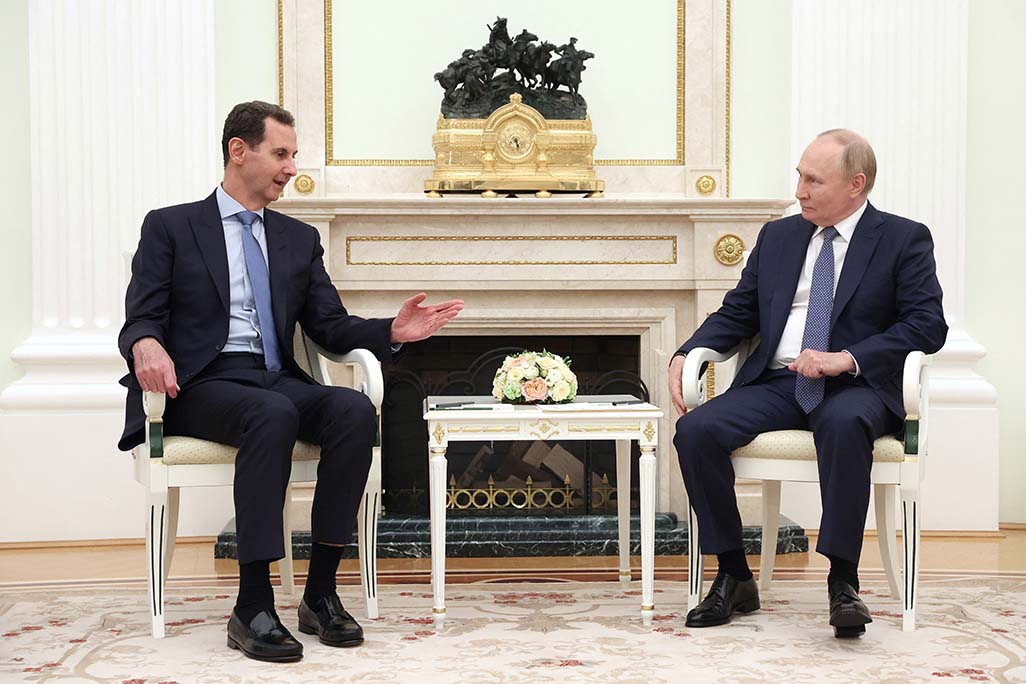 Putin meets Syria’s Assad in Moscow