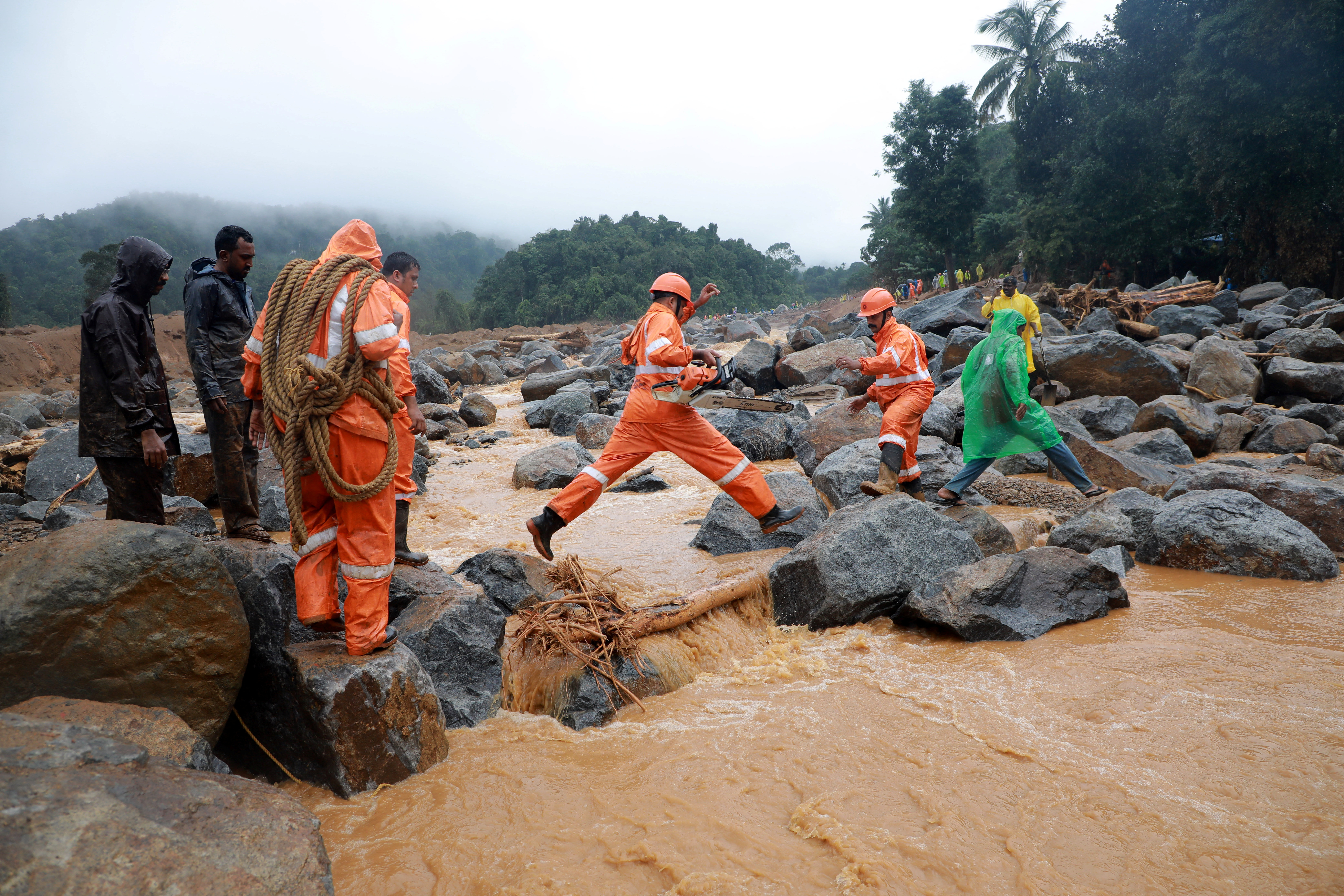 Over 50 killed in landslides in India’s Kerala, many missing