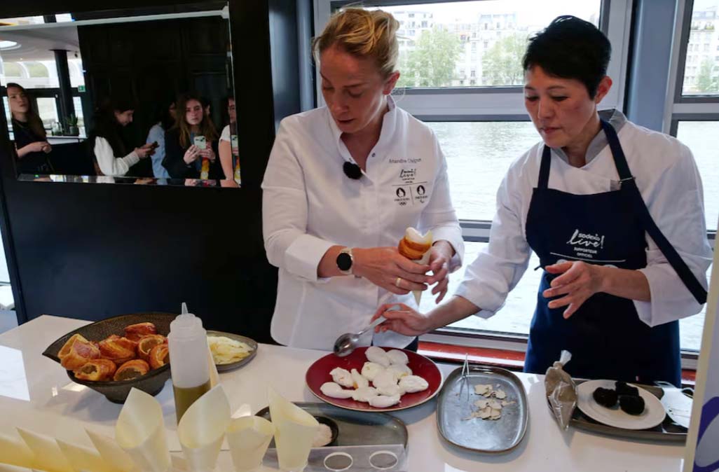 image Norwegians issue cheeky challenge to French over Olympic food