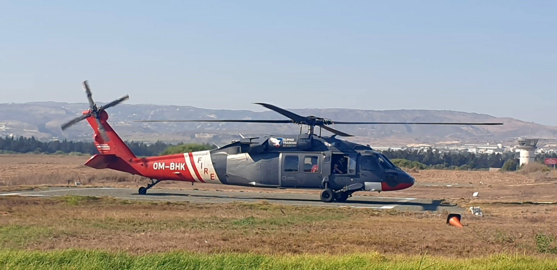 Black Hawk helicopters ready to combat wildfires