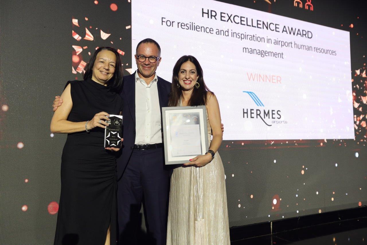 Hermes Airports awarded for HR excellence by ACI Europe