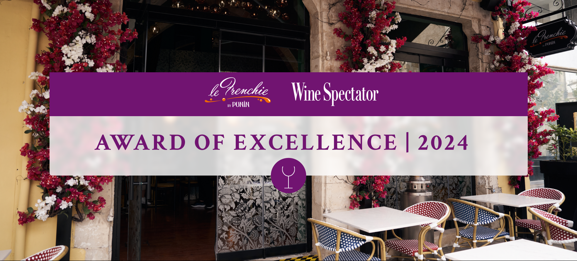 Le Frenchie by PUNIN awarded Wine Spectator 2024 Award of Excellence