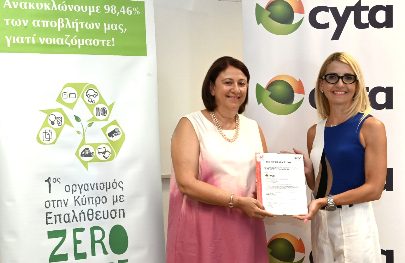 cover Cyta awarded for green practices