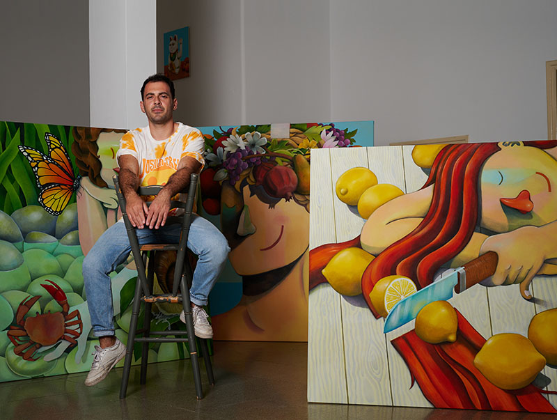 A minute with: Chris Akordalitis Painter-artist