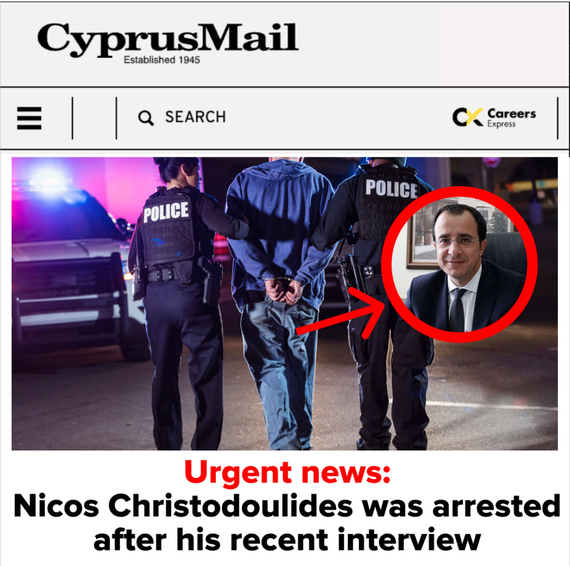 cover Fake news investment scam poses as Cyprus Mail