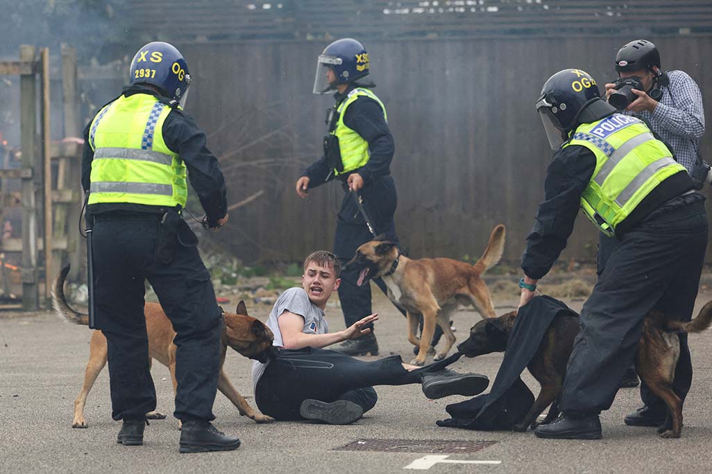 image No end to UK protests as government expands jail capacity