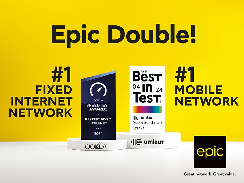 Epic ranked top of Cyprus telecommunications by Ookla, umlaut