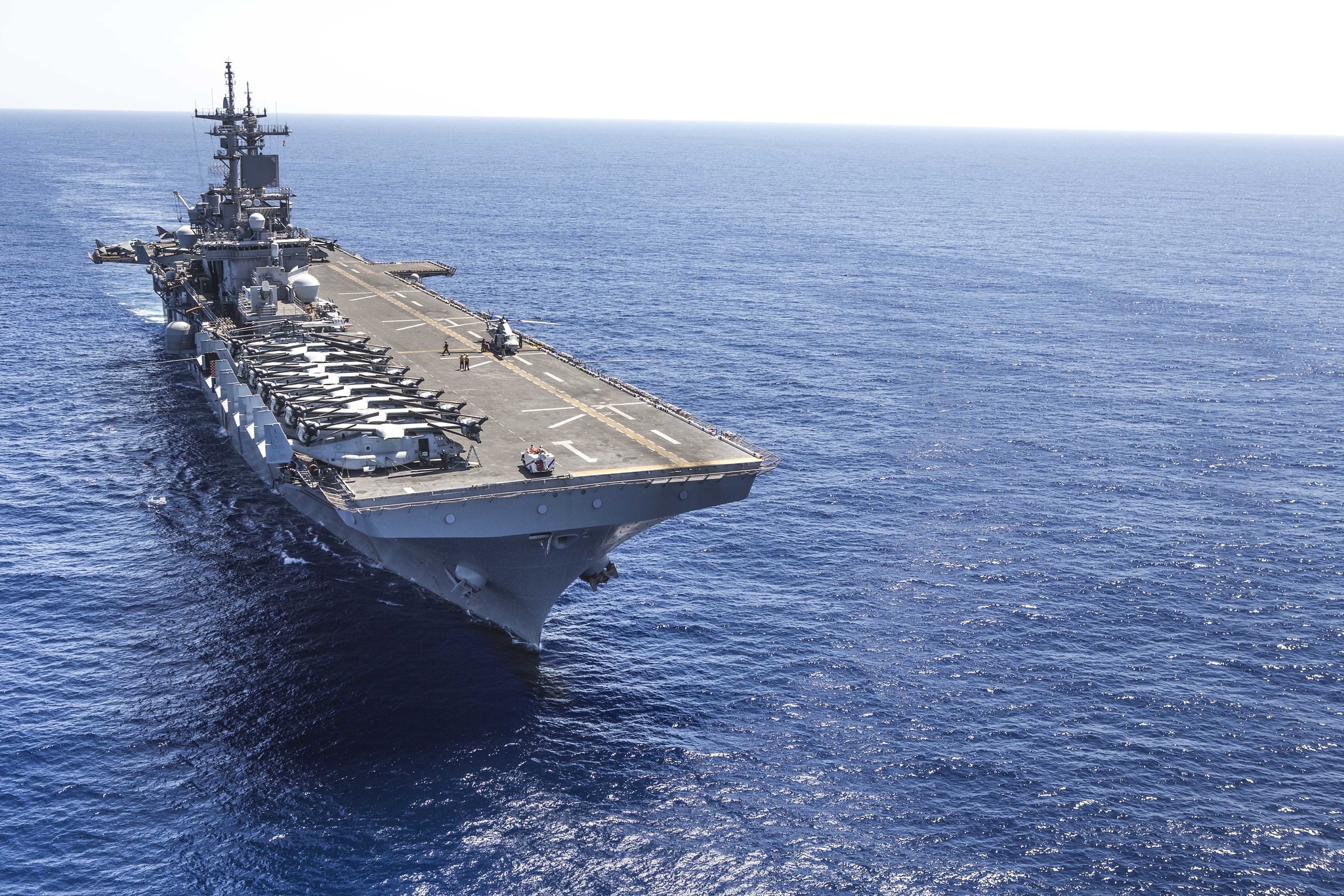 USS Wasp arrives in Limassol